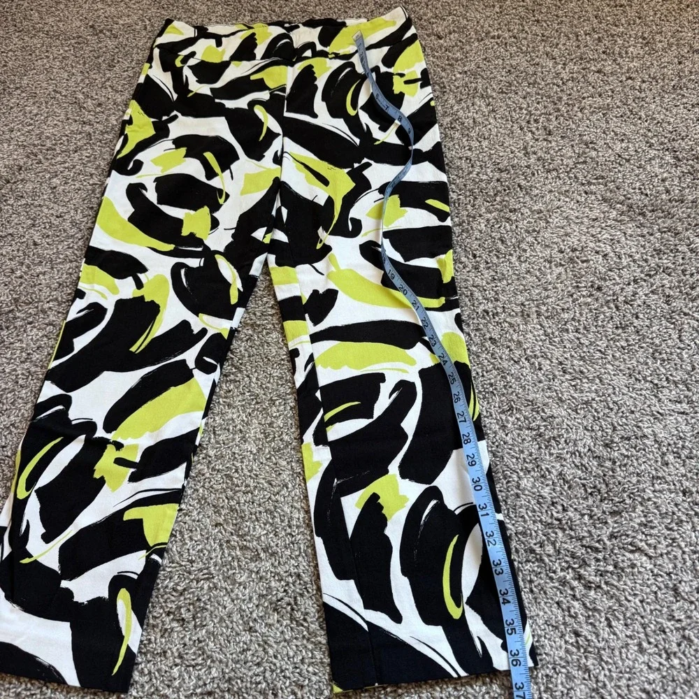 Joseph Ribkoff Abstract Print Mikkennium Pull-On Pants Women's Size 14 MSRP $159